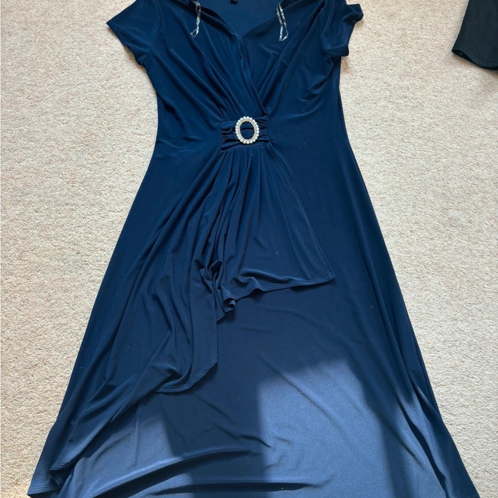 Elegant Navy Blue Dress